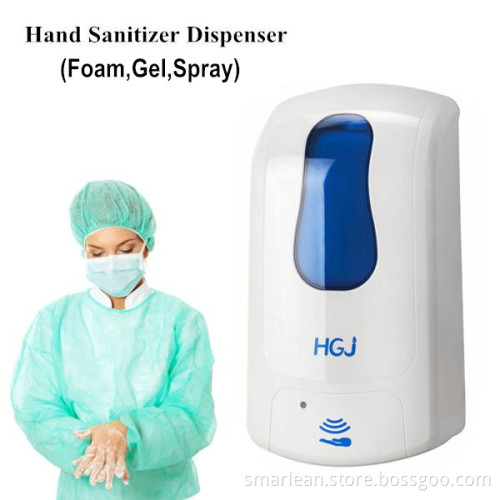 100% virgin ABS resin White auto foam soap dispenser